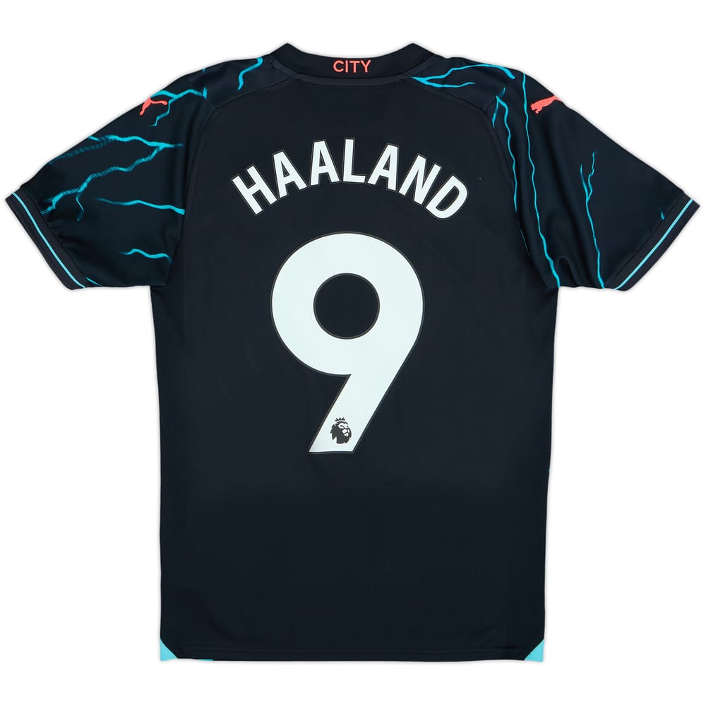 2023-24 Manchester City Third Shirt Haaland #9 - 10/10 - (S)