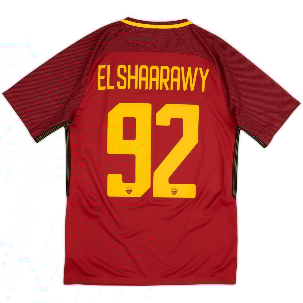 2017-18 Roma Home Shirt El Shaarawy #92 - 10/10 - (S)