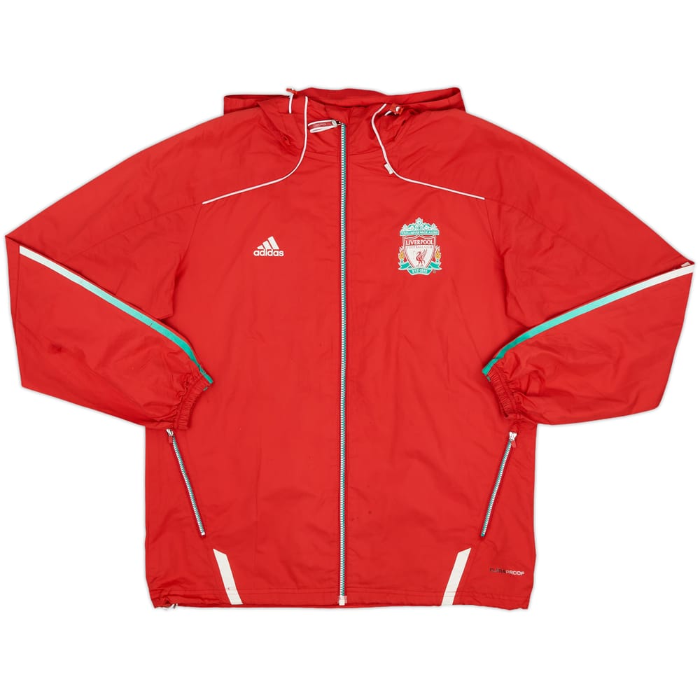 2010-11 Liverpool adidas Hooded Rain Jacket - 5/10 - (M)