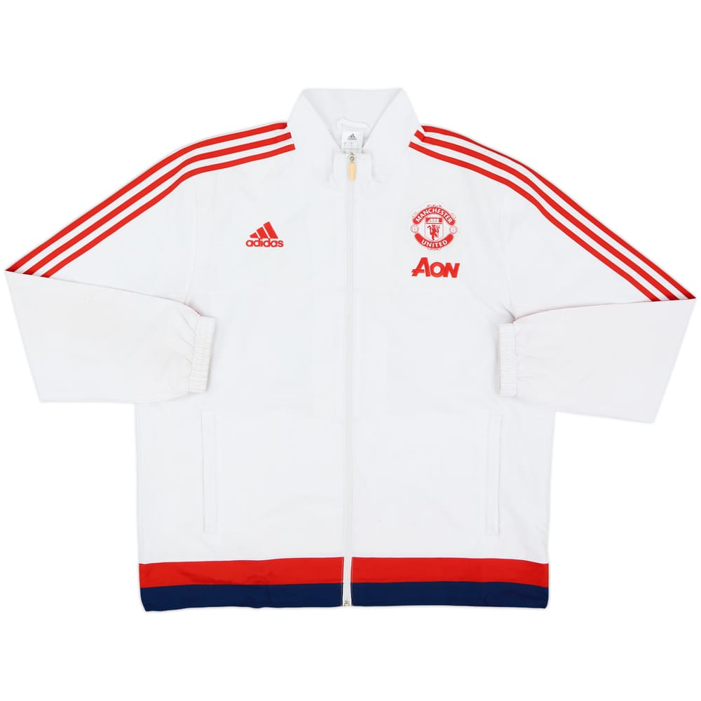 2015-16 Manchester United adidas Track Jacket - 7/10 - (XL)