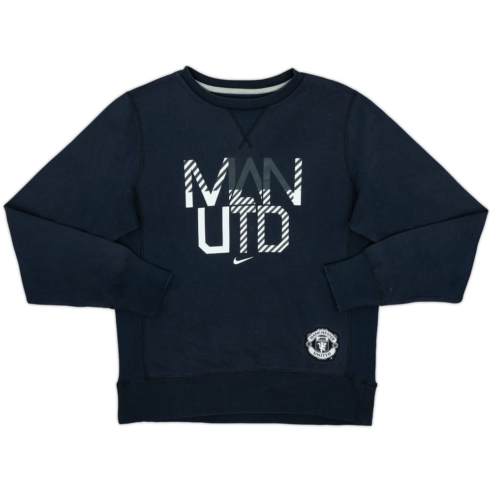 2012-13 Manchester United Nike Sweat Top - 7/10 - (M)