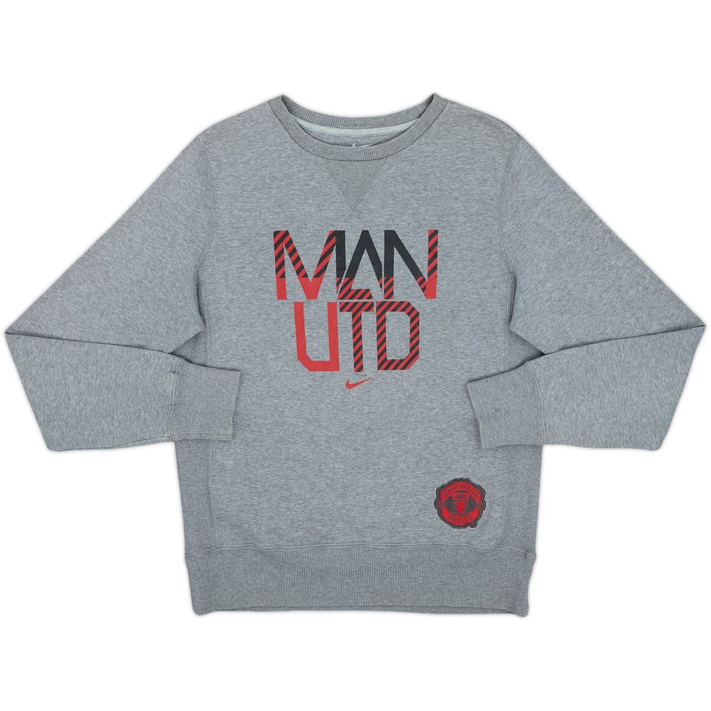 2012-13 Manchester United Nike Sweat Top - 9/10 - (M)