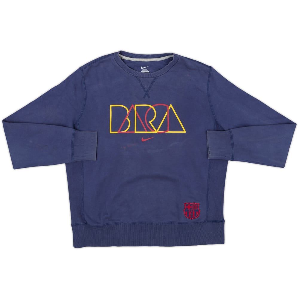 2012-13 Barcelona Nike Sweat Top - 7/10 - (XL)