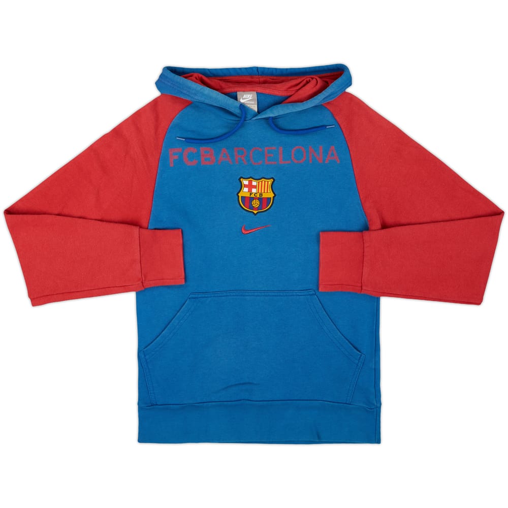 2009-10 Barcelona Nike Hooded Sweat Top - 7/10 - (XS)