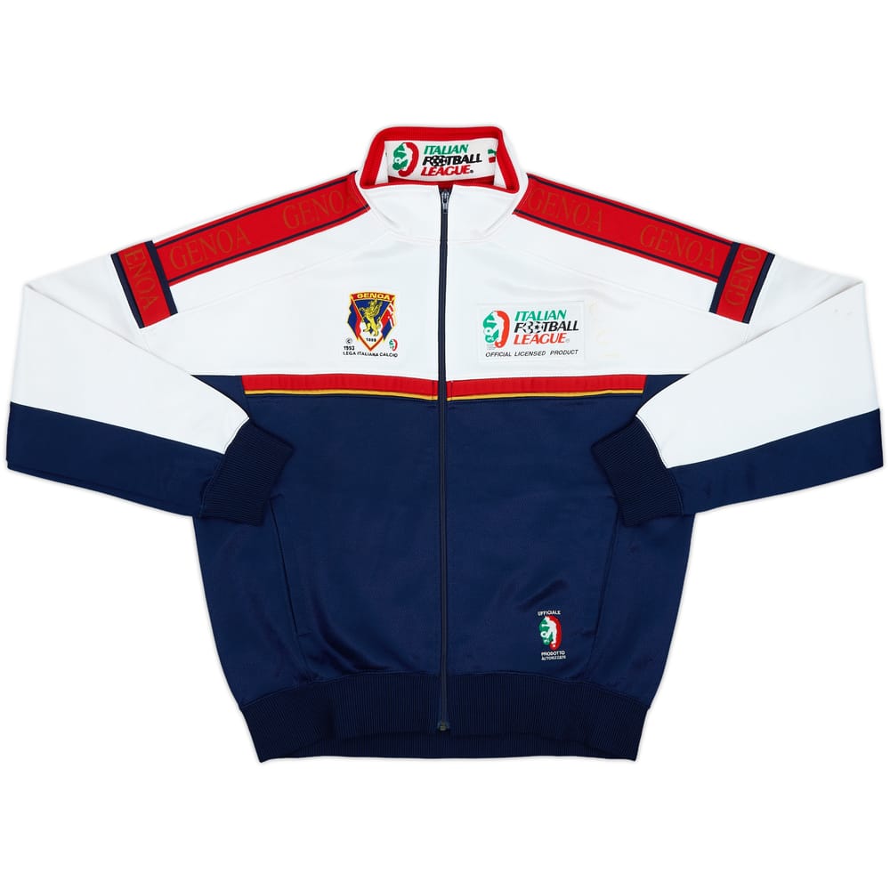 1993-94 Genoa 'Italian Football League' Track Jacket - 7/10 - (L)
