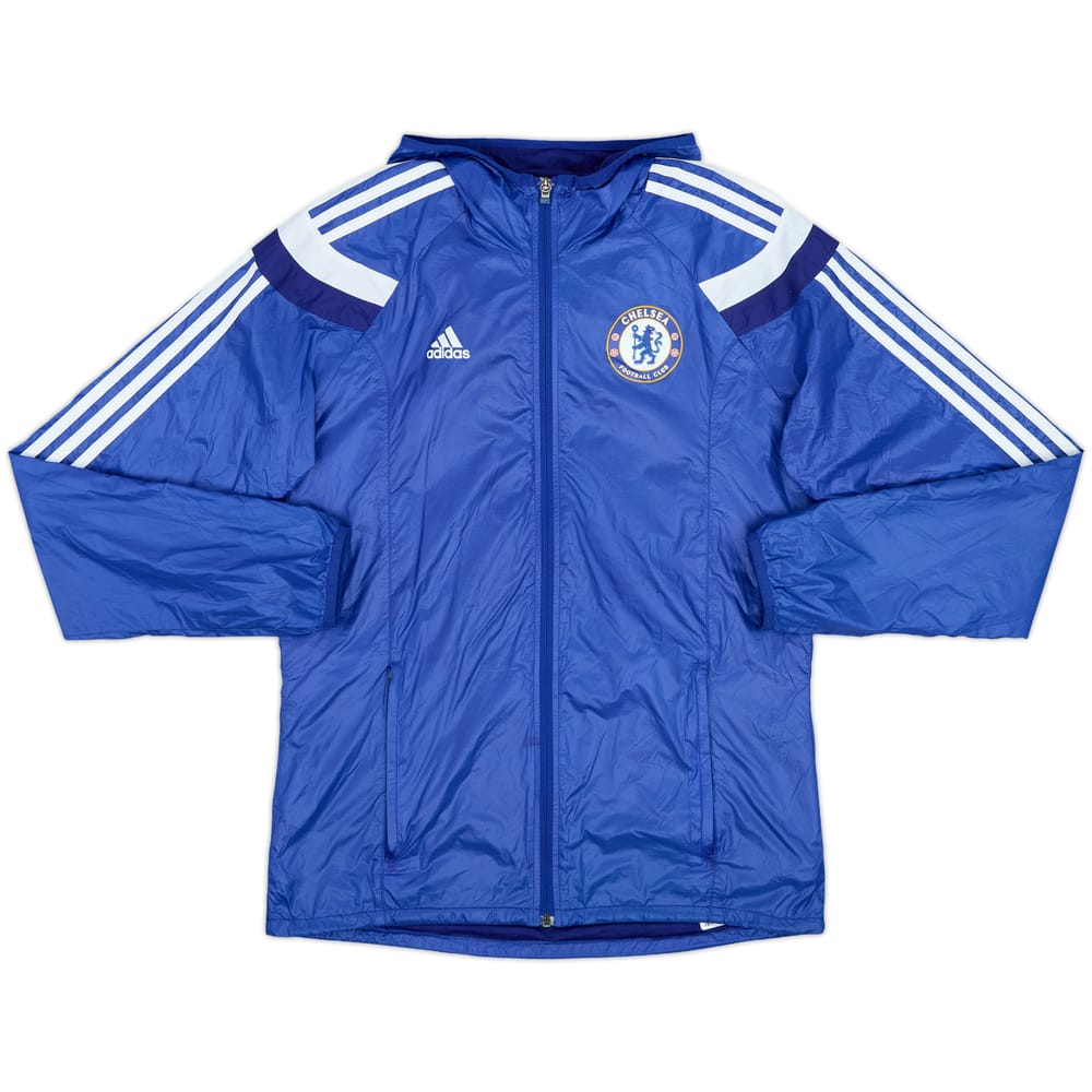 2014-15 Chelsea adidas Hooded Track Jacket - 8/10 - (M)