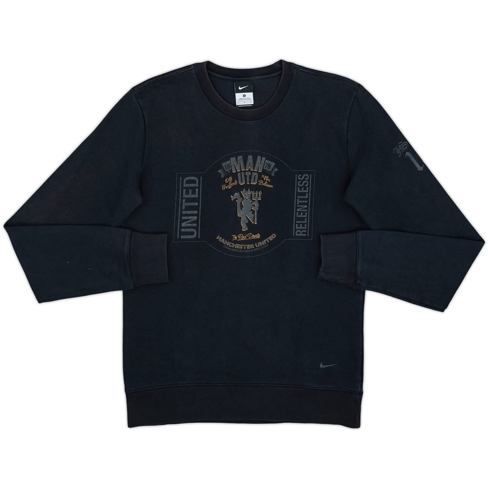 2012-13 Manchester United Nike Sweat Top - 6/10 - (M)