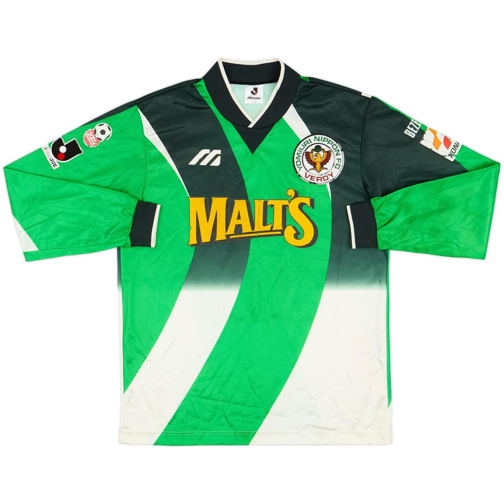 1996 Verdy Kawasaki Home L/S Shirt - 5/10 - (M/L)
