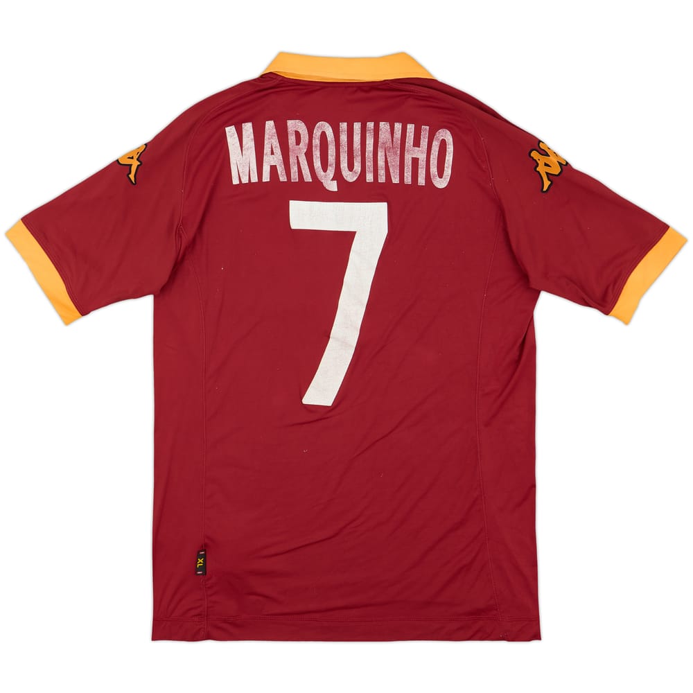 2012-13 Roma Home Shirt Marquinho #7 - 5/10 - (XL)