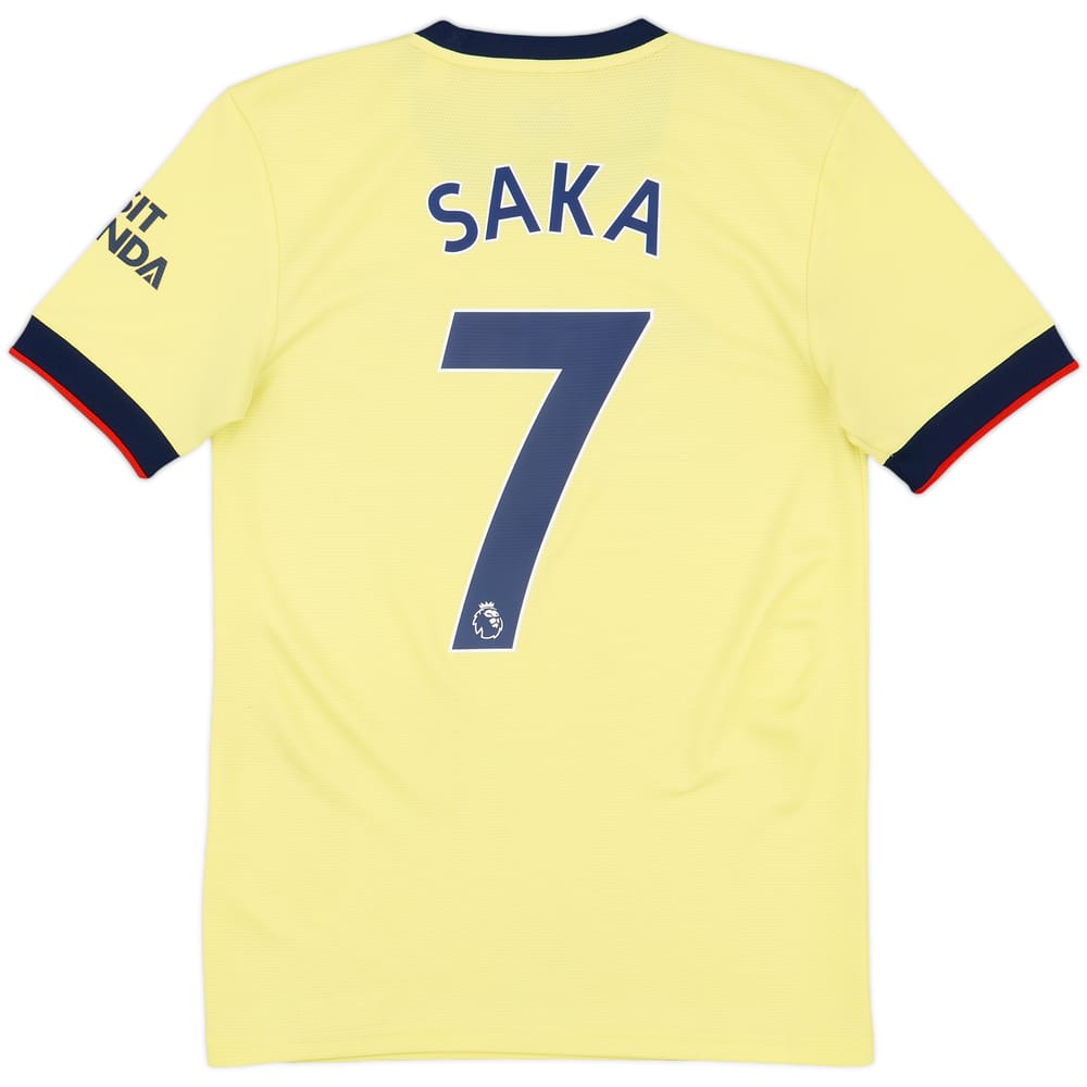 2021-22 Arsenal Away Shirt Saka #7 - 8/10 - (XS)