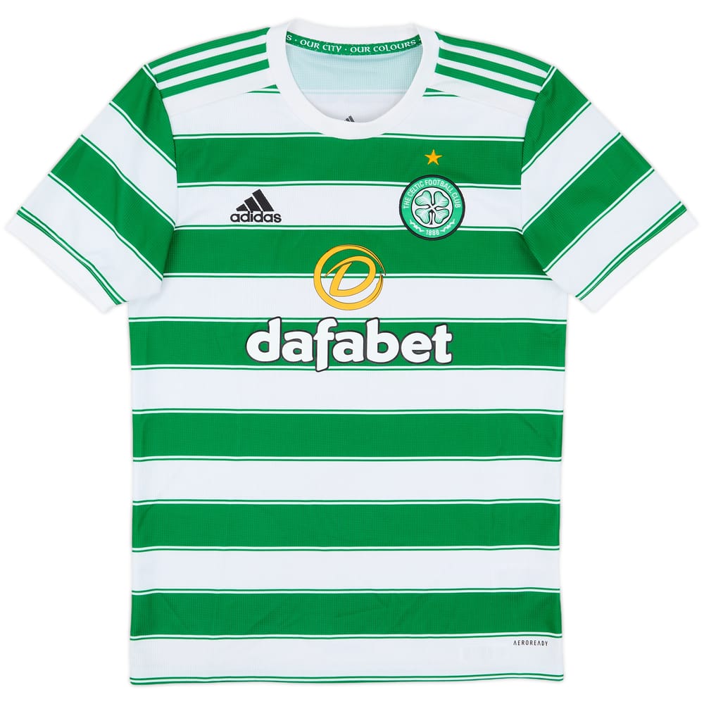 2021-22 Celtic Home Shirt - 8/10 - (S)