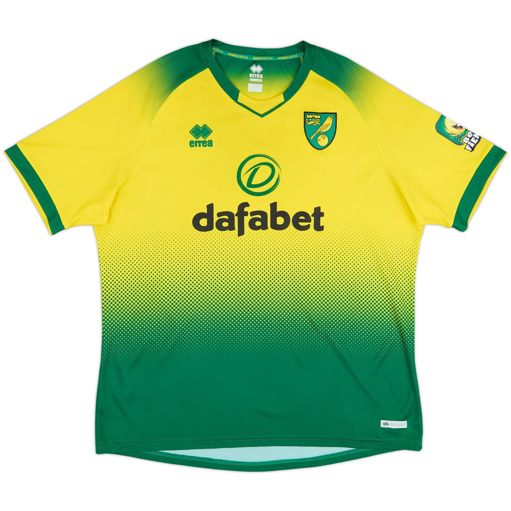 2019-20 Norwich Home Shirt - 6/10 - (6XL)