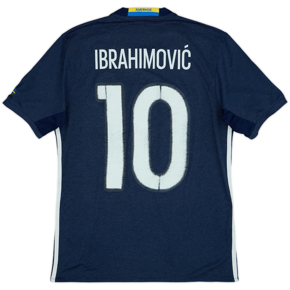 2016-17 Sweden Away Shirt Ibrahimovic #10 - 7/10 - (S)