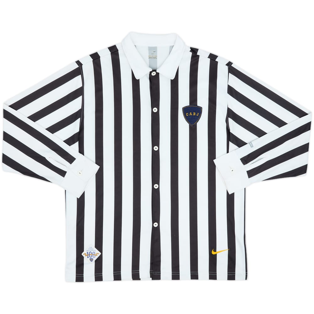 2005-06 Boca Juniors Nike Retro Centenary Button Up L/S Shirt - 6/10 - (L)