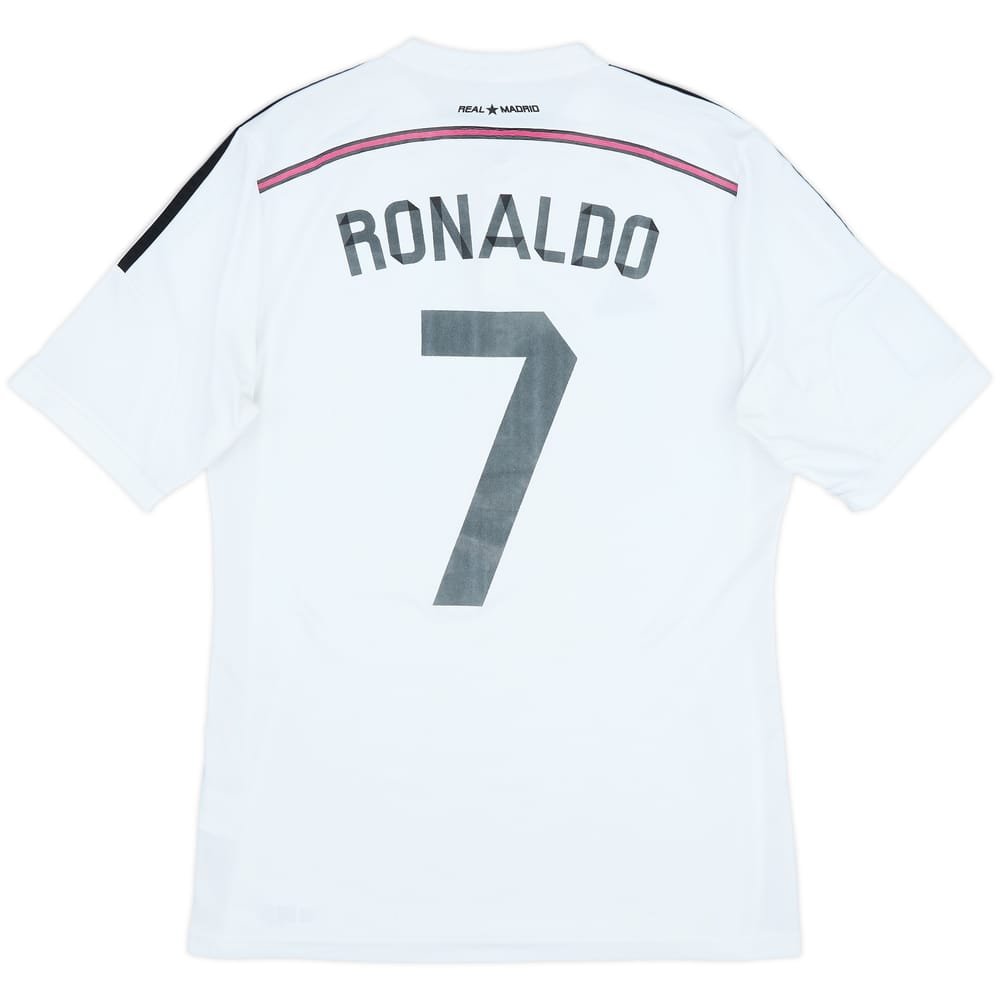 2014-15 Real Madrid Home Shirt Ronaldo #7 - 6/10 - (L)