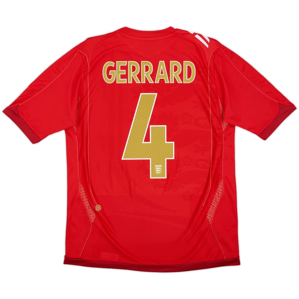 2006-08 England Away Shirt Gerrard #4 (M)