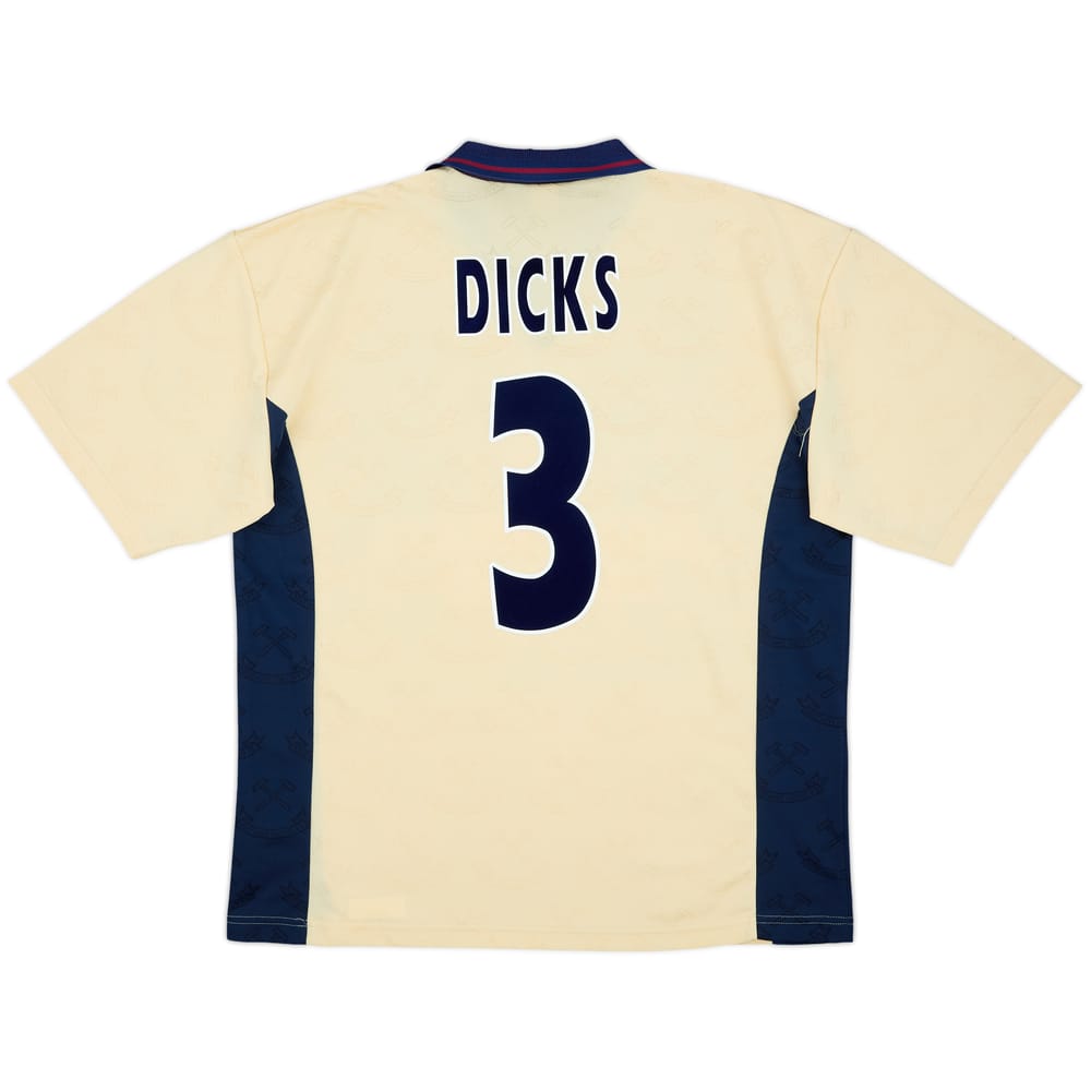 1996-97 West Ham Third Shirt Dicks #3 - 8/10 - (L)