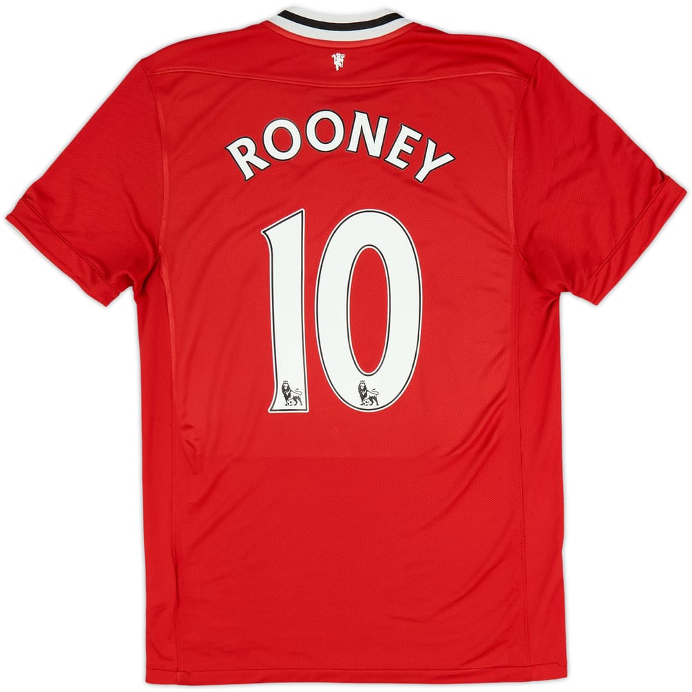 2011-12 Manchester United Home Shirt Rooney #10 - 7/10 - (M)