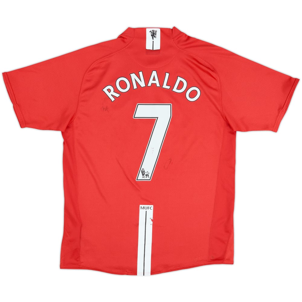 2007-09 Manchester United Camiseta Local Ronaldo #7 - 5/10 - (M)