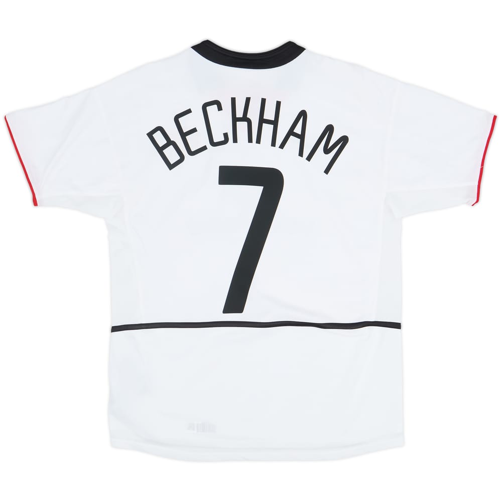2002-03 Manchester United Away Shirt Beckham #7 - 10/10 - (XL.Boys)