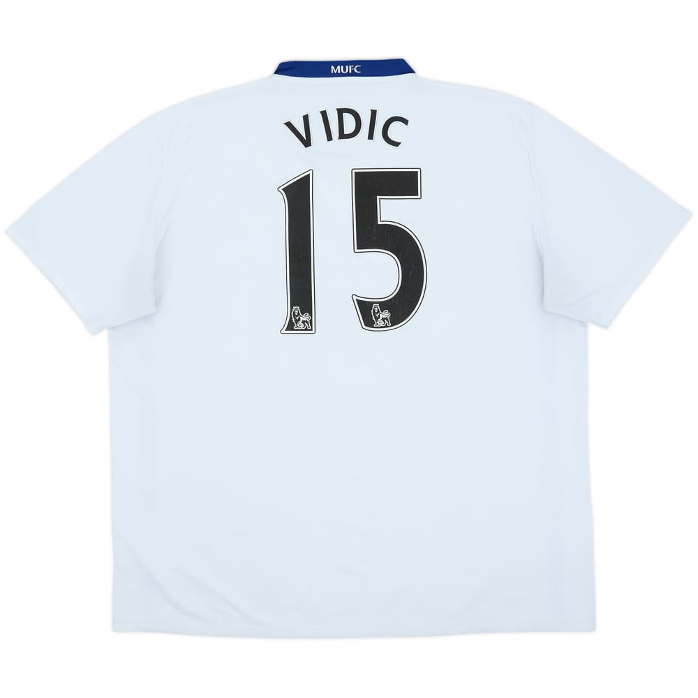 2008-10 Manchester United Away Shirt Vidic #15 - 5/10 - (XXL)