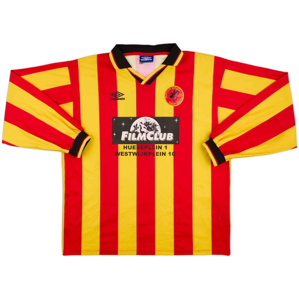 1999-00 Sporting Martinus Home L/S Shirt #9 - 7/10 - (XL)