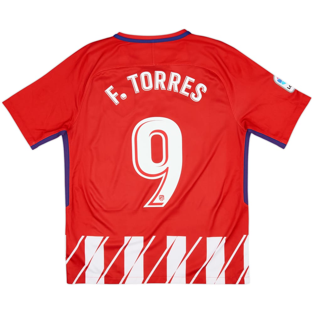 2017-18 Atletico Madrid Home Shirt F.Torres #9 - 8/10 - (M)