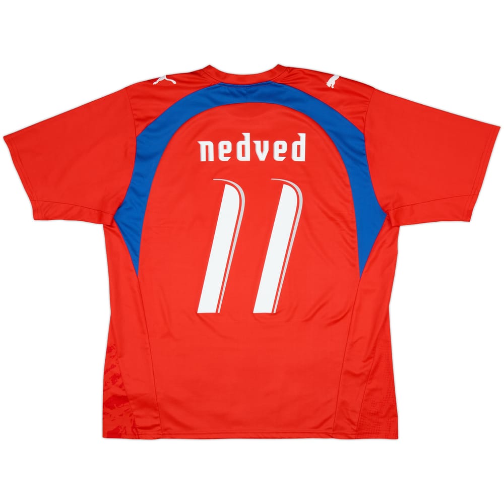 2006-08 Czech Republic Basic Home Shirt Nedved #11 - 5/10 - (XL)