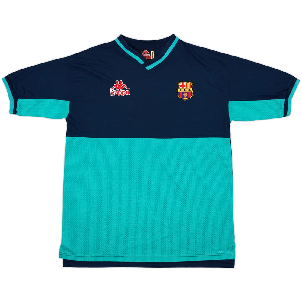 1997-98 Barcelona Kappa Training Shirt - 8/10 - (XL)