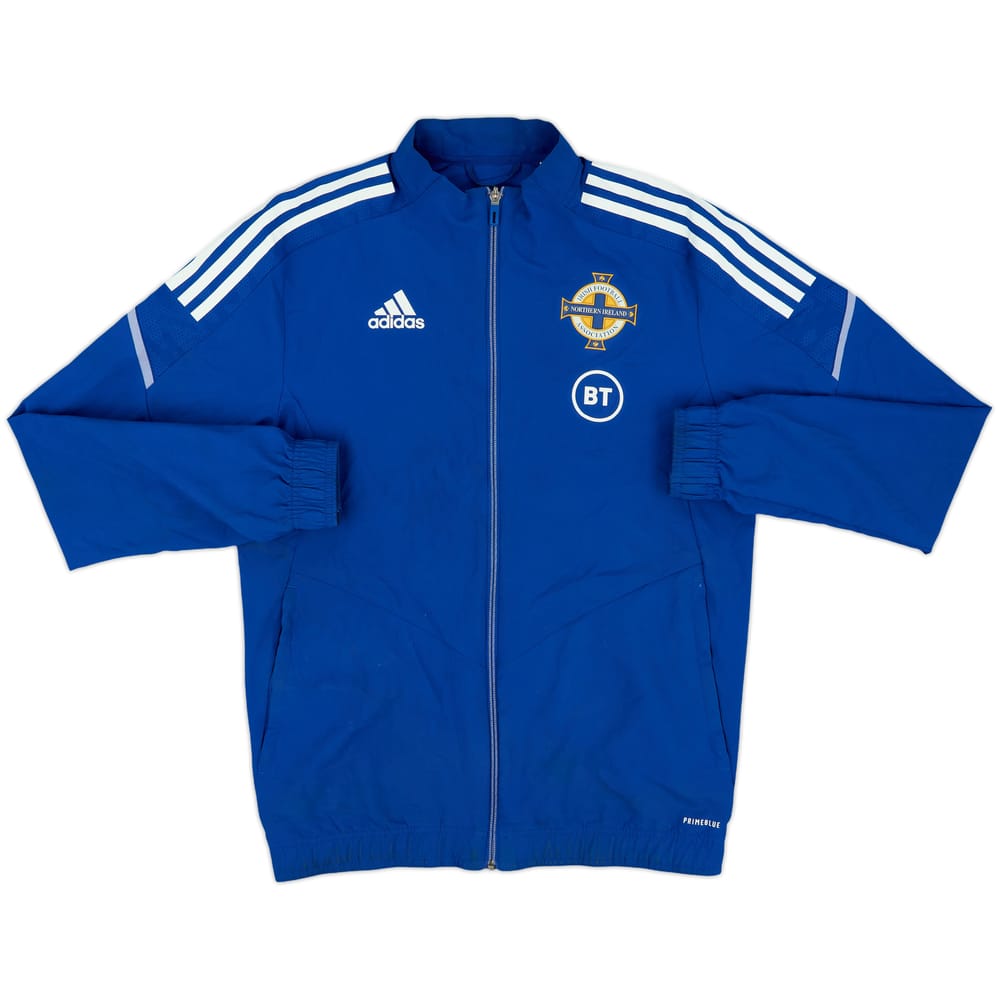 2021-22 Northern Ireland adidas Track Jacket - 6/10 - (S)