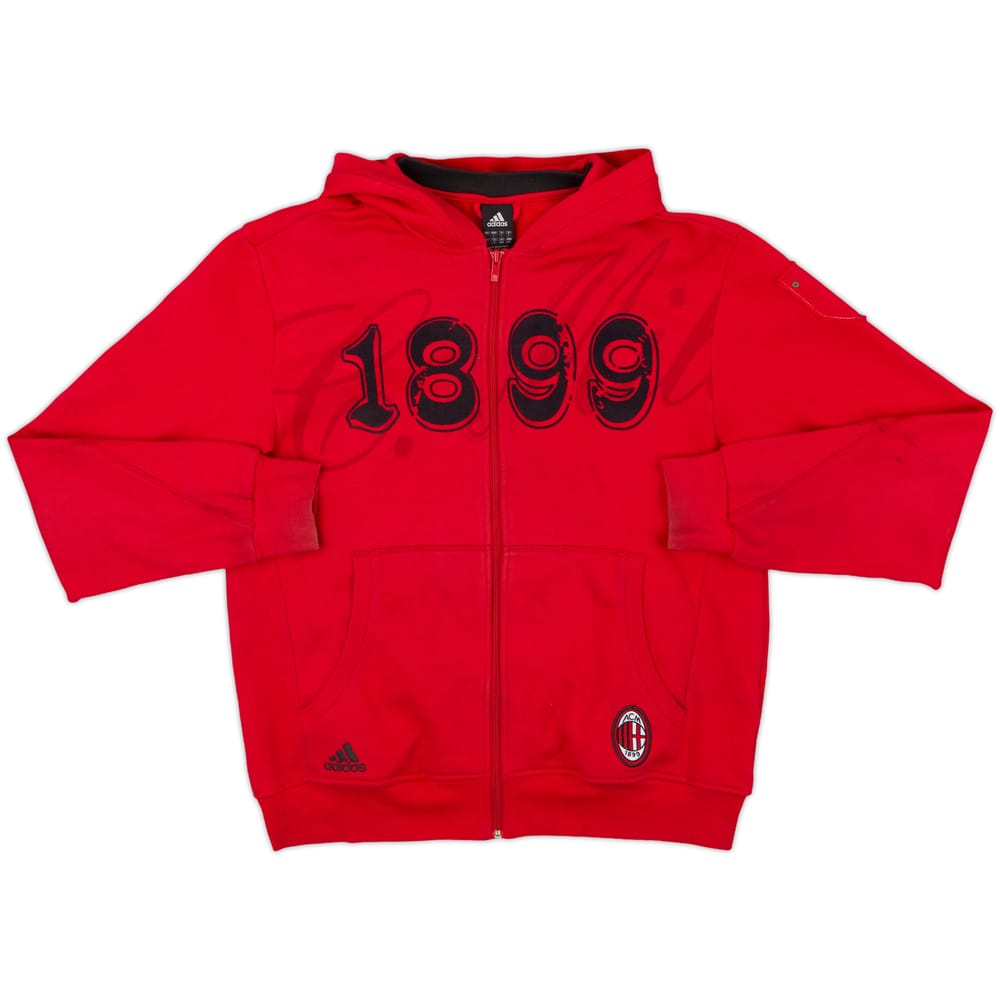 2007-08 AC Milan adidas Hooded Track Jacket - 7/10 - (L)