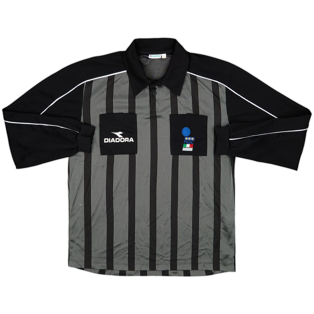 1999-00 Italy Diadora Referee L/S Shirt - 8/10 - (XL)