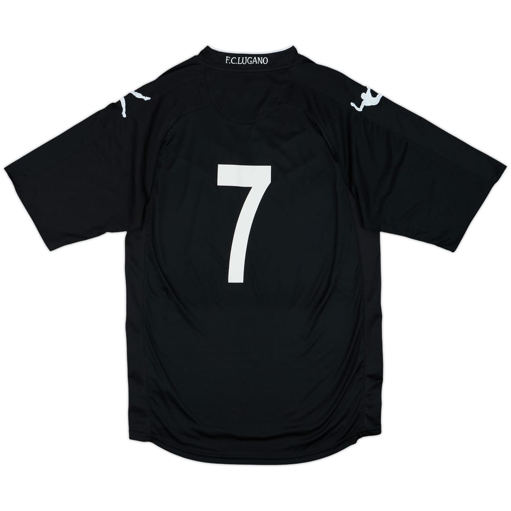 2011-12 FC Lugano Home Shirt #7 - 7/10 - (L)