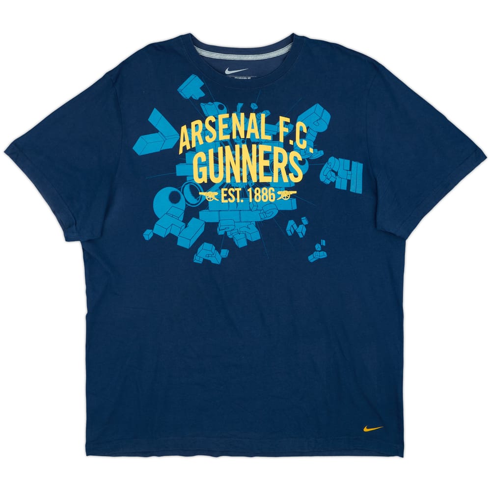 2010-11 Arsenal Nike Cotton Tee - 7/10 - (XXL)