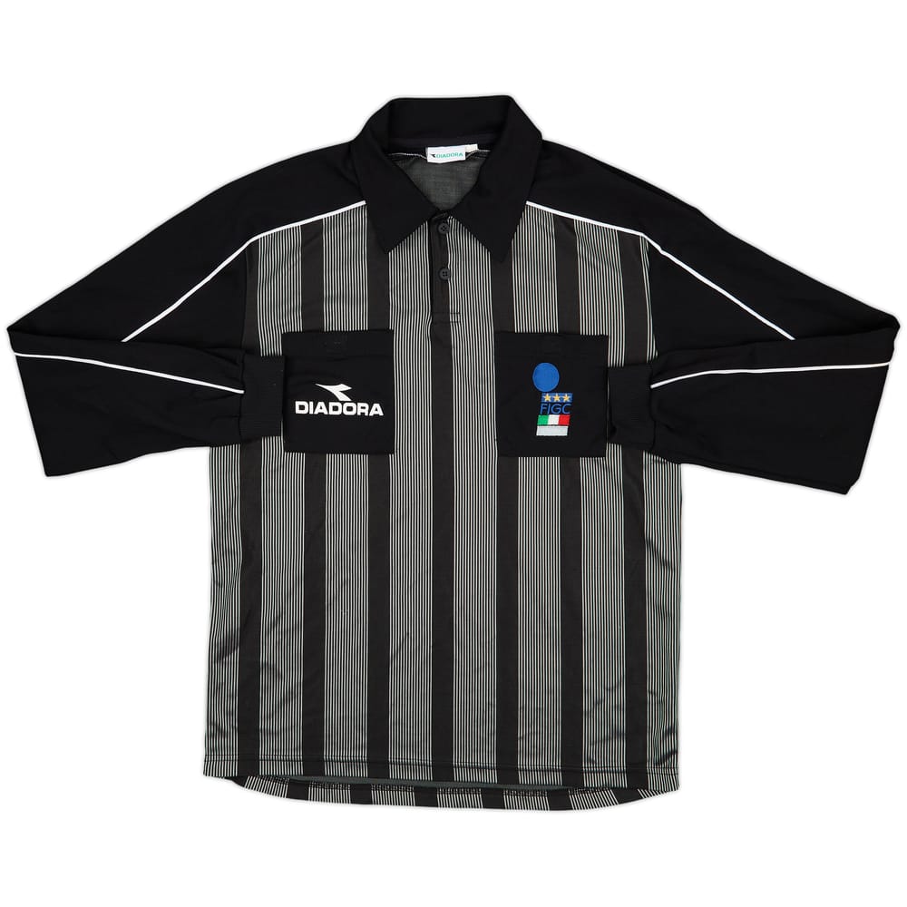 1999-00 Italy Diadora Referee L/S Shirt - 7/10 - (L)