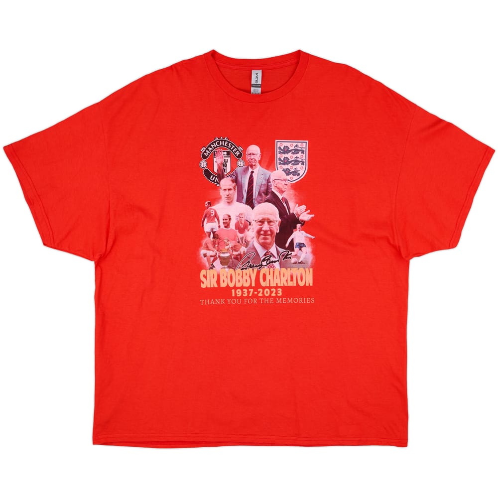 2023 Manchester United 'Bobby Charlton' Graphic Tee - 8/10 - (3XL)