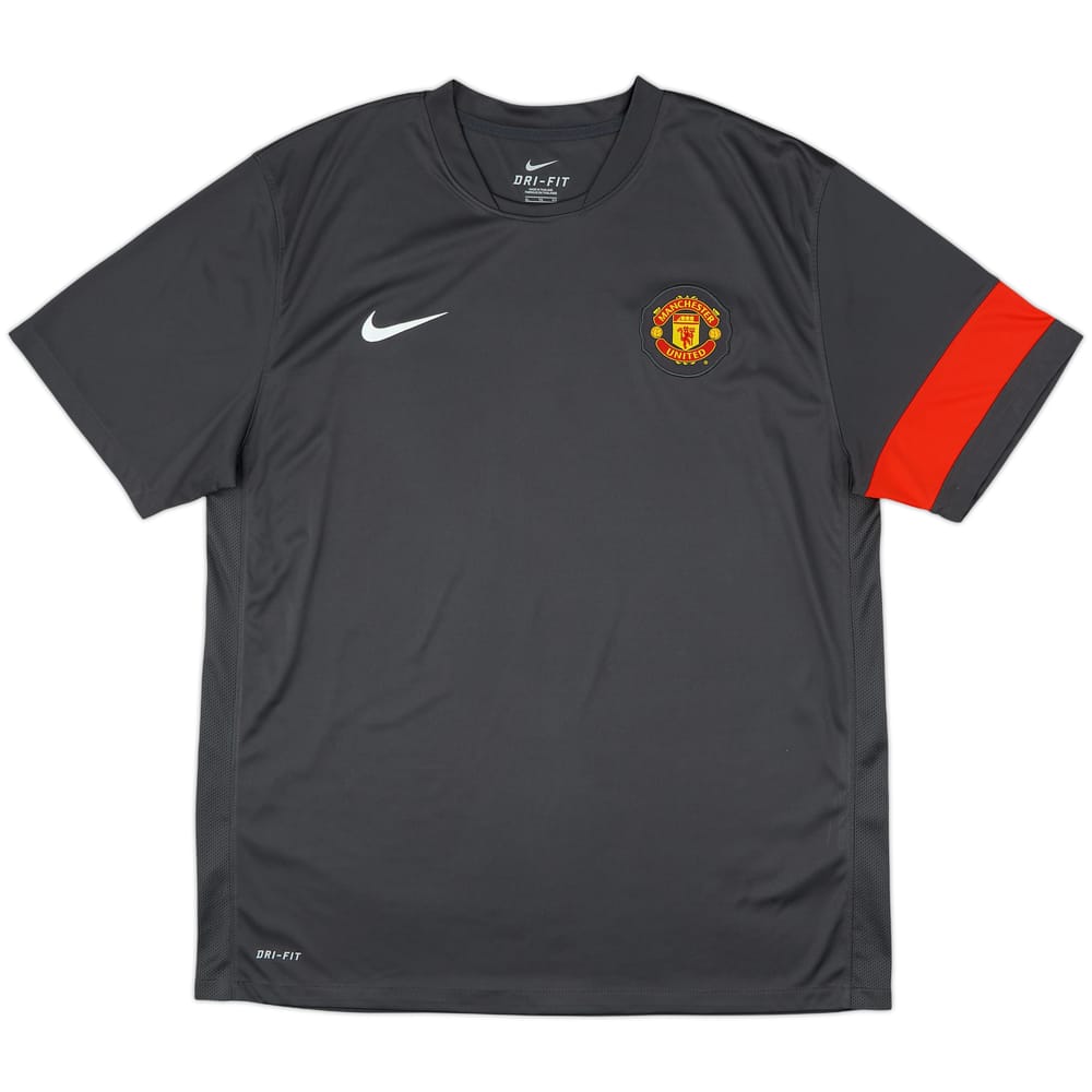 2010-11 Manchester United Nike Training Shirt - 8/10 - (XL)