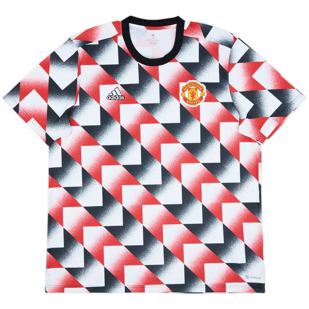 2022-23 Manchester United adidas Pre-Match Shirt - 10/10 - (XXL)