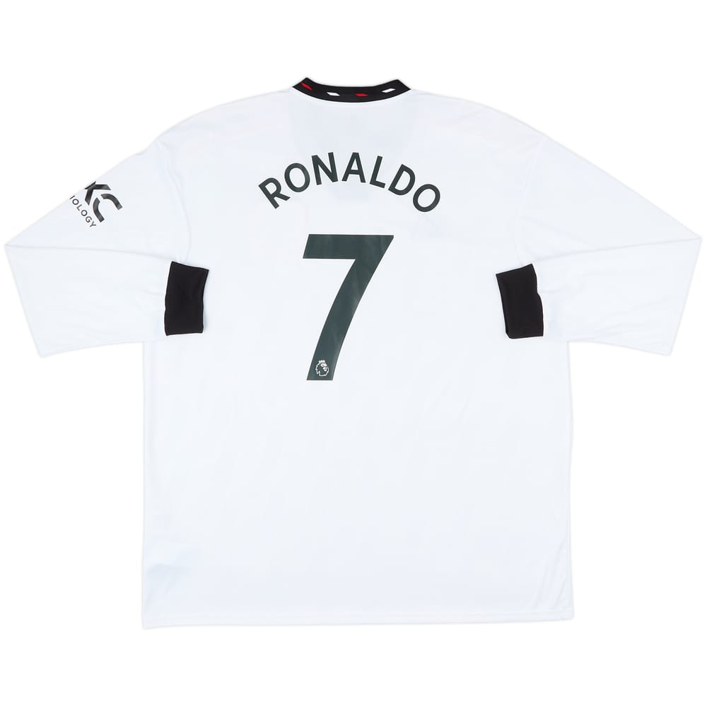 2022-23 Manchester United Away L/S Shirt Ronaldo #7 - 9/10 - (XXL)