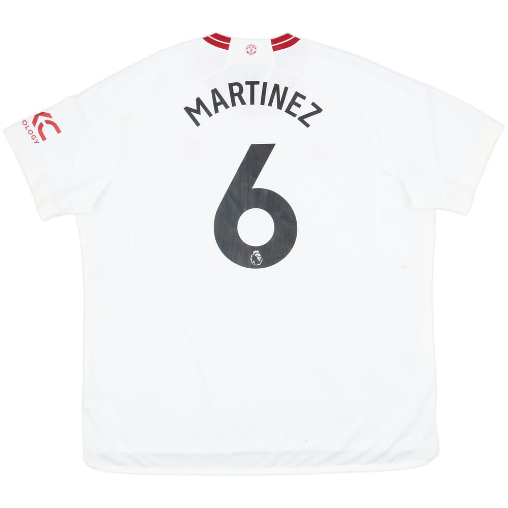 2023-24 Manchester United Third Shirt Martinez #6 (3XL)