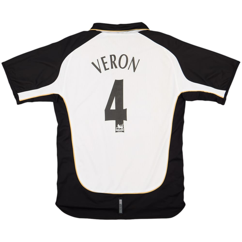 2001-02 Manchester United Centenary Away/Third Shirt Veron #4 - 8/10 - (L)