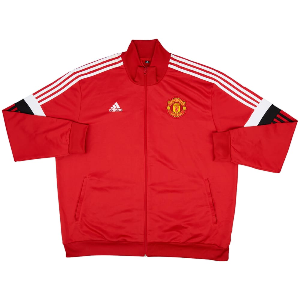 2017-18 Manchester United adidas Track Jacket - 8/10 - (3XL)
