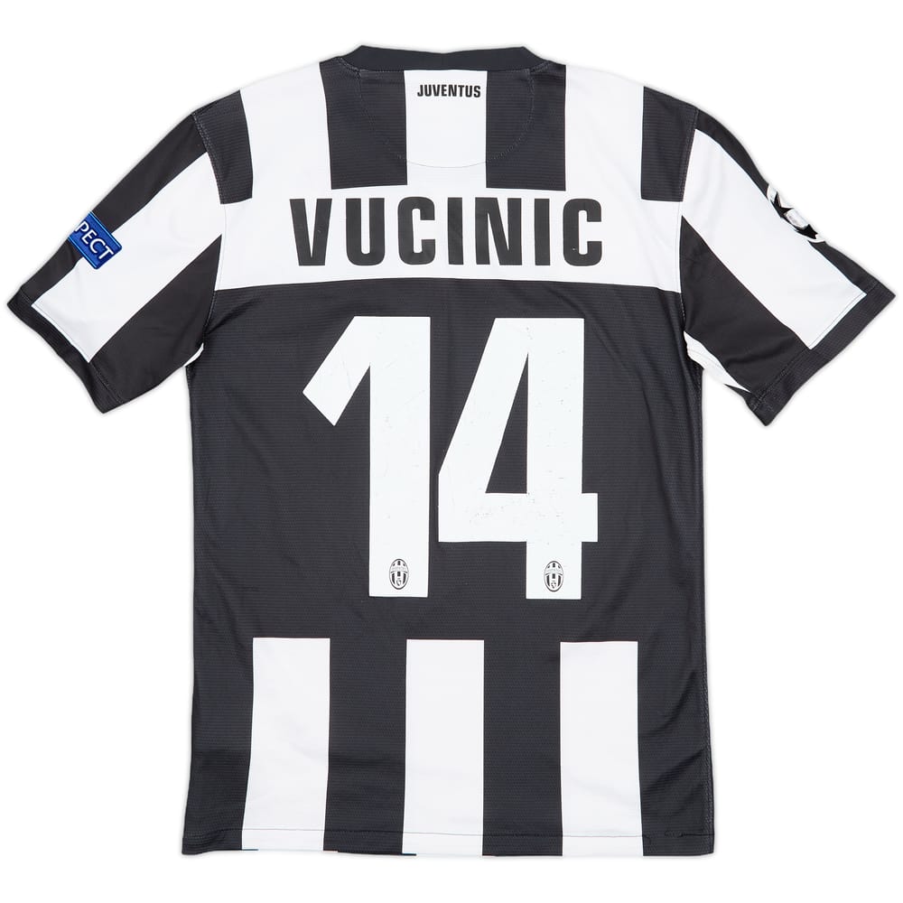 2012-13 Juventus Home Shirt Vucinic #14 - 6/10 - (S)