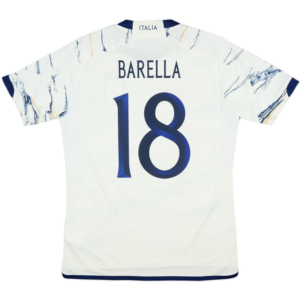 2023-24 Italy Away Shirt Barella #18 - 9/10 - (M)