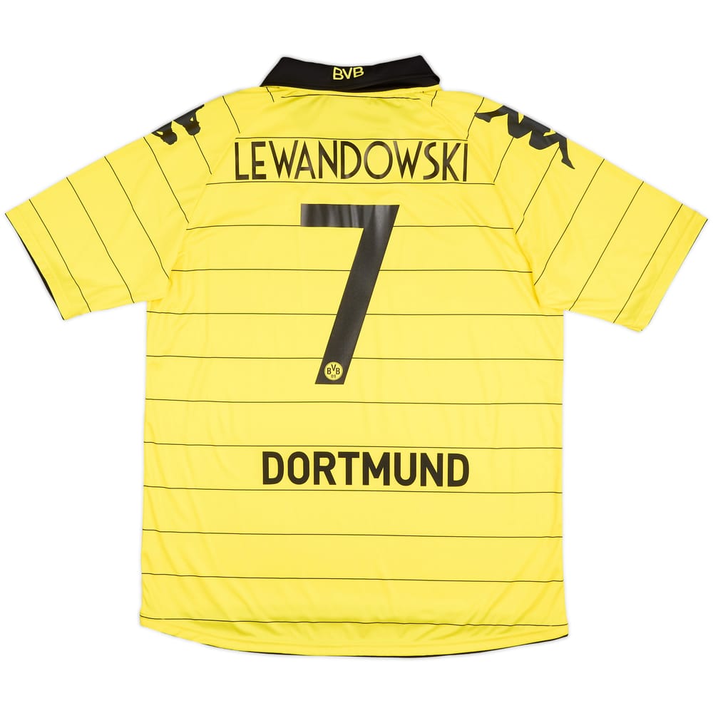 2010-11 Borussia Dortmund Home Shirt Lewandowski #7 - 10/10 - (XL)