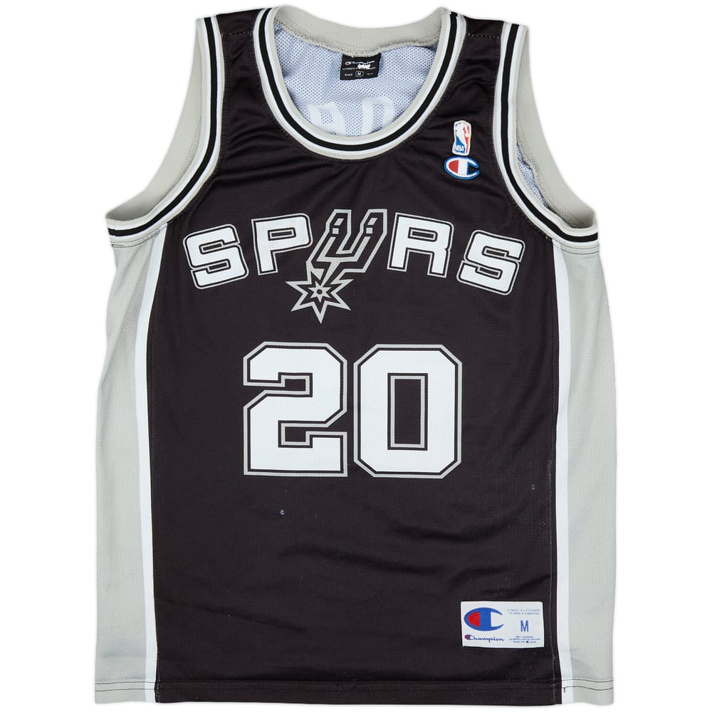 2002-10 San Antonio Spurs Ginobili #20 Champion Away Jersey - 5/10 - (M)