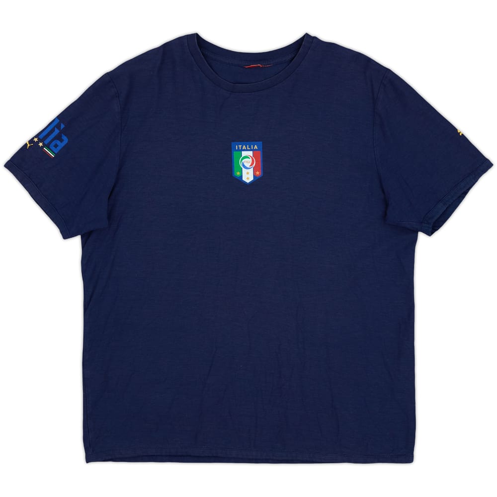 2006-08 Italy Puma Graphic Tee - 8/10 - (L)