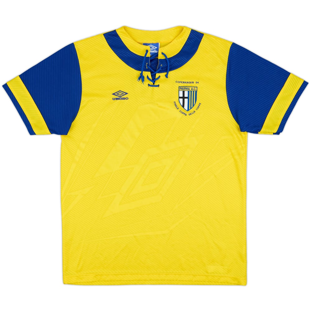 1993-94 Parma 'Finale Coppa delle Coppe' Away Shirt - 7/10 - (L)