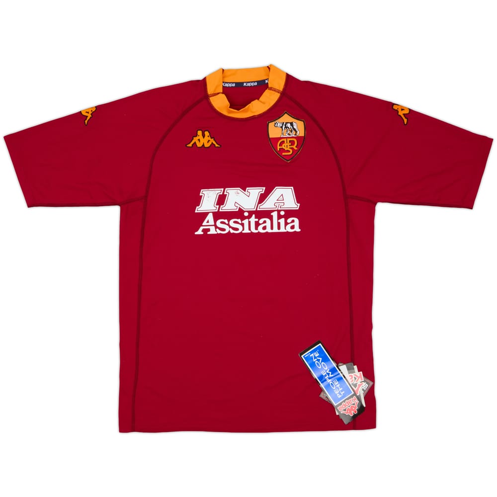 2000-01 Roma Home Shirt #9 (XL)