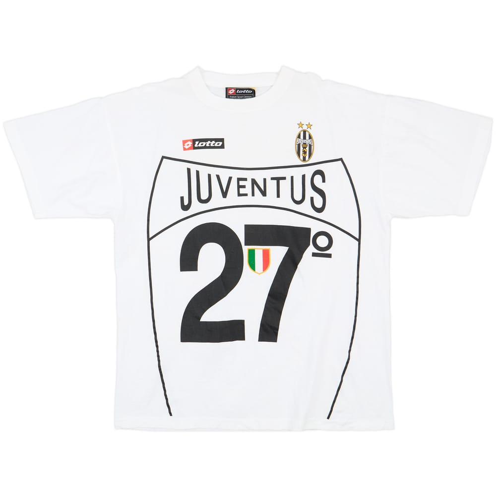 2002-03 Juventus Lotto 'Campioni D'Italia 2003' Graphic Tee - 7/10 - (XL)